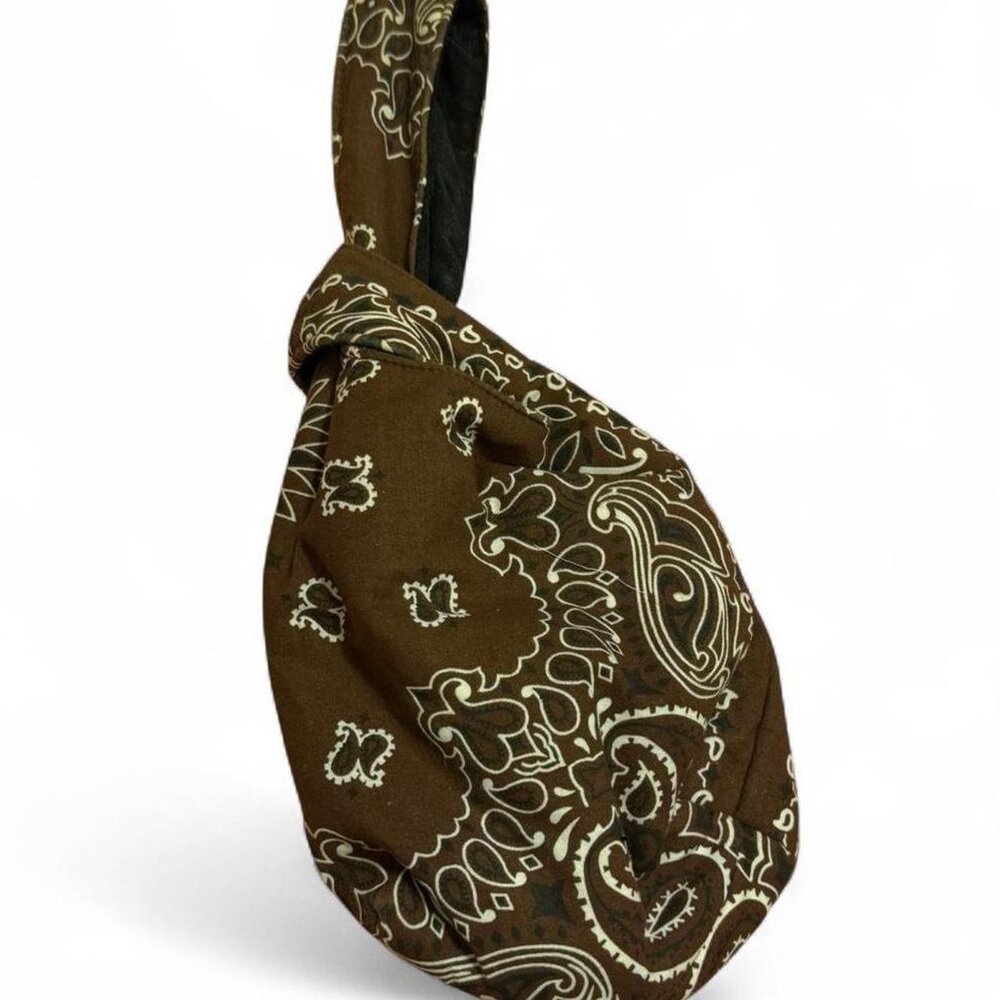 Carlton Yaito mini knot bag brown paisley - Picture 2 of 2